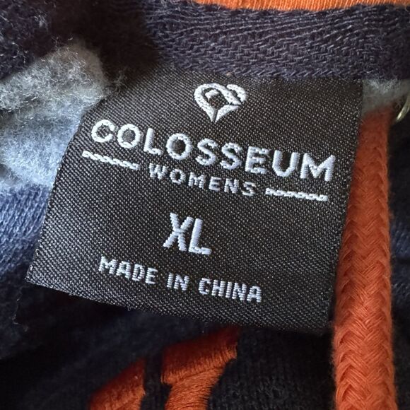 Auburn Tigers Womens Hoodie Colosseum XL 23p2p 24length Hand Warmer Pockets - Picture 3 of 3